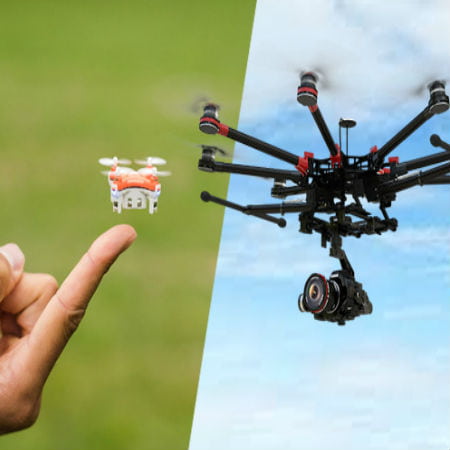 Two Different Drone Sizes