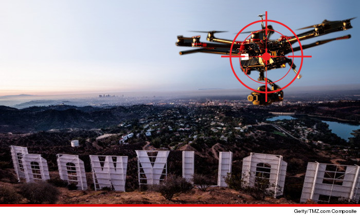 Drone Over Hollywood