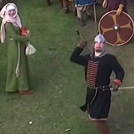 Drone Hit By a Spear