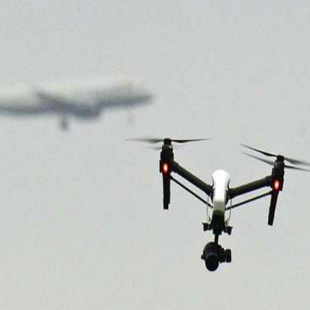 Drones Are Potential Threat to Commercial Flights