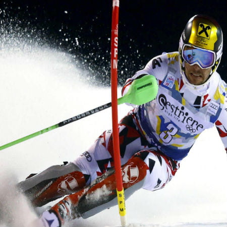 Skier Skiing in the Snow