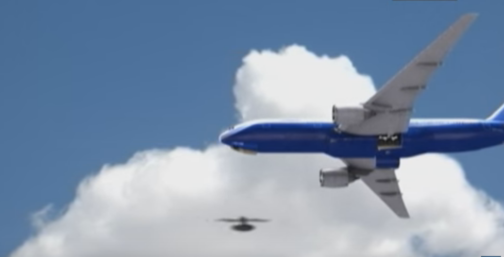 Drone Almost Hits Airplane