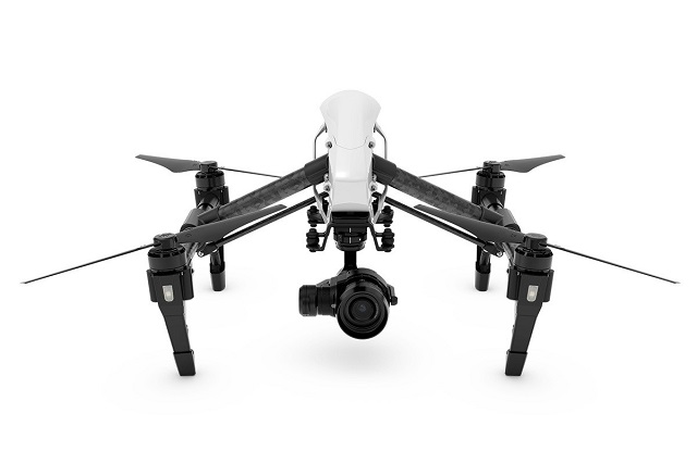 A drone attached with Zenmuse camera DJI Inspire