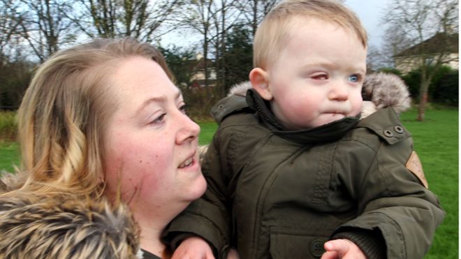 Oscar and Mum Amy