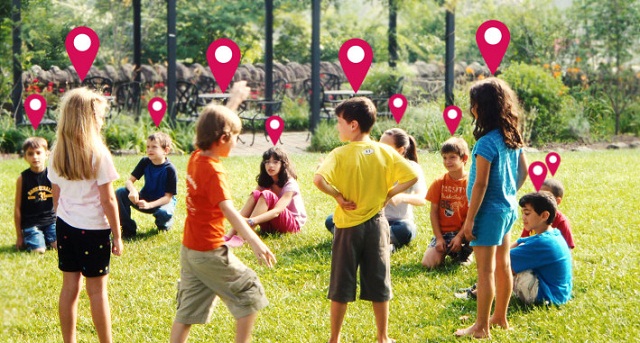 Locating Children Children with Tracker