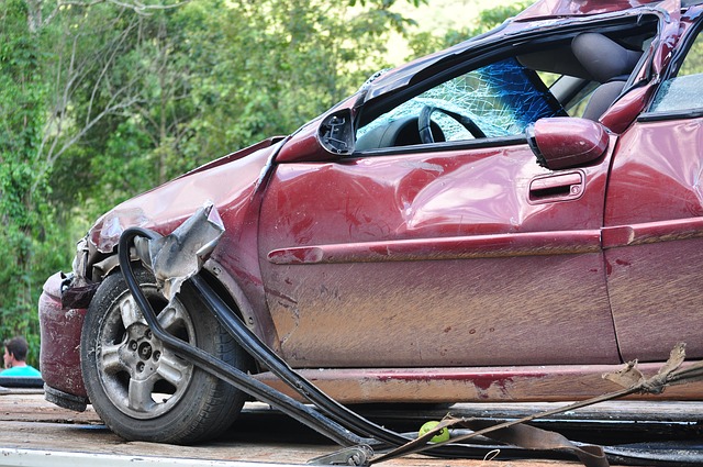 A crashed car Car Crash