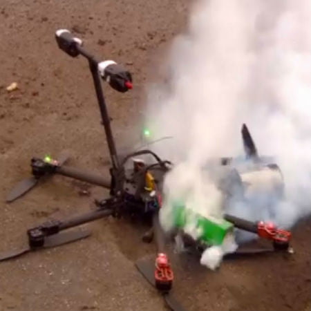 Drone Crashes in Manhattan