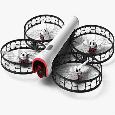 Magnetically-Connected Snap Drone Crash Lands and Pops Apart