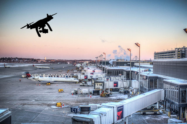 Illegal Flying Drones Near Airports