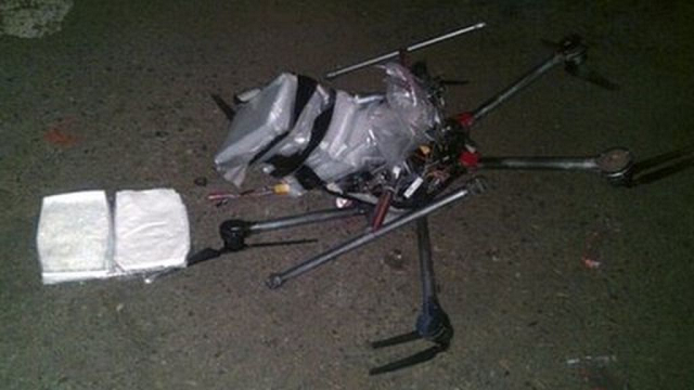 A drone crashed Drone Crashes