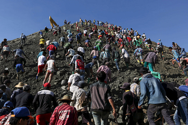 Landslide in Myanmar