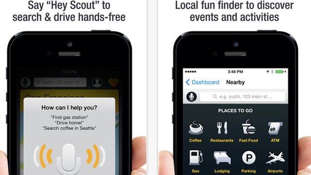 A voice navigation app for travelers Scout