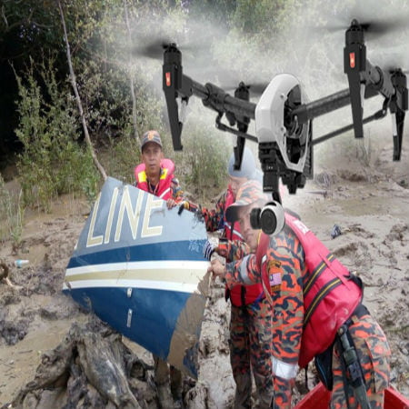 Drones Deployed in Search for Helicopter Crash Victim