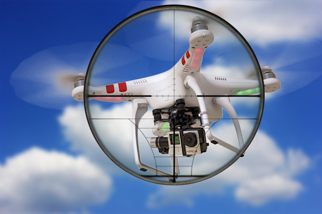 Safe Solution to Bringing Down Drones