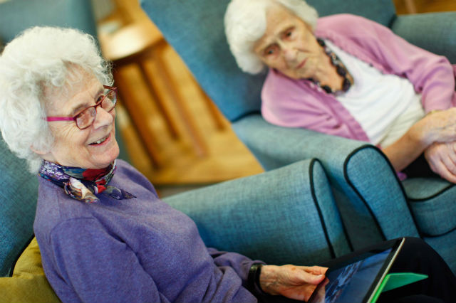 Old Ladies at Home