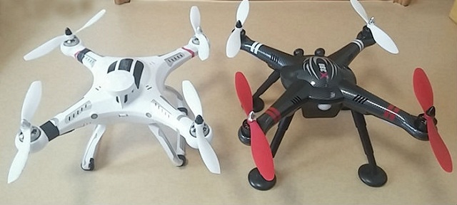 Two different drones Drone Models