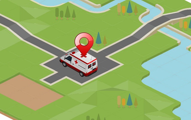 An information about a tracked ambulance Tracking an Ambulance