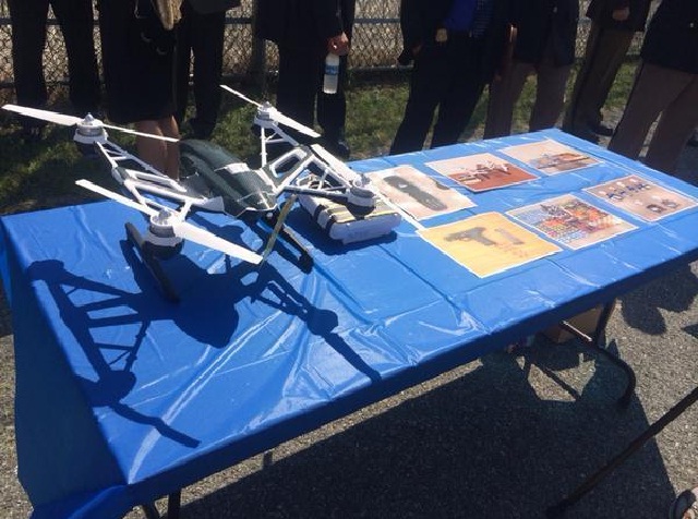 Drone Smuggling Contraband into Prison