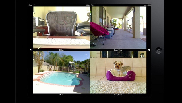 Video streaming of the whole house iCam - Webcam Video Streaming