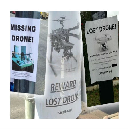 Concerned Owner Spreads Fliers for Missing Drone