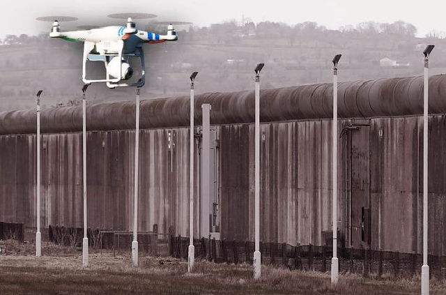 Drones Flying into Prisons