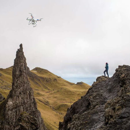 Finding Lost Hikers with Drones