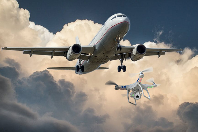 Plane Crash Caused by Drones