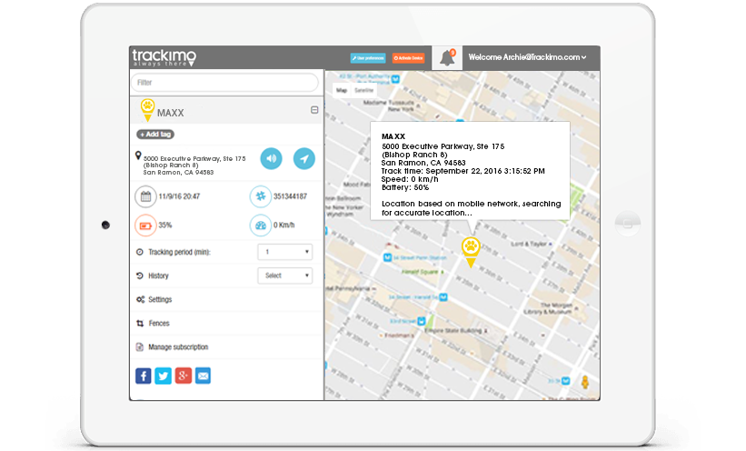 Live GPS Tracking