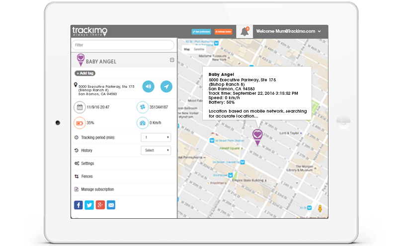 live gps tracker for kids