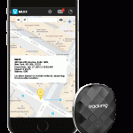 Trackimo 3G Guardian with smartphone