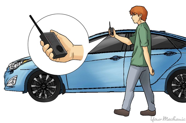 A device that detects GPS trackers GPS Tracker Detector