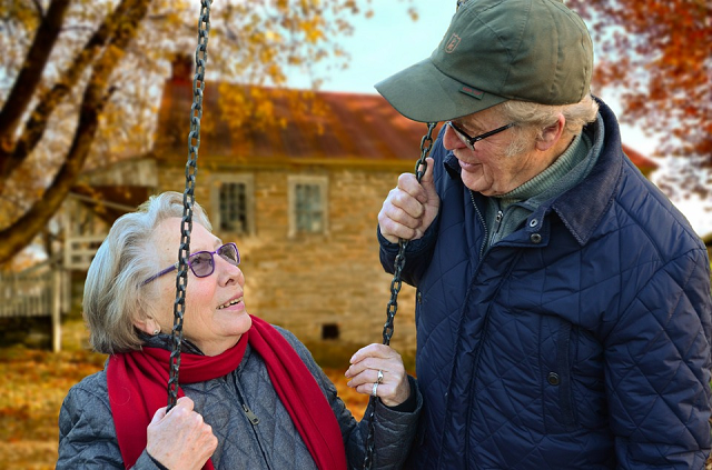 Elderlies Old Couple