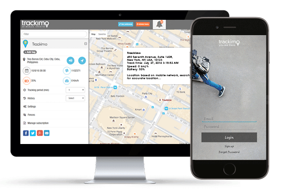 Trackimo Web and Mobile Apps