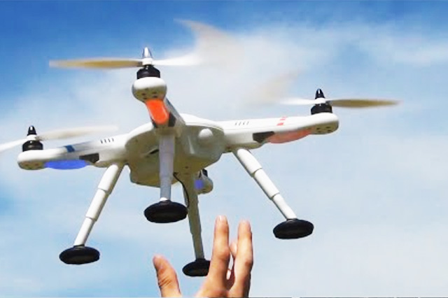 Drone with GPS