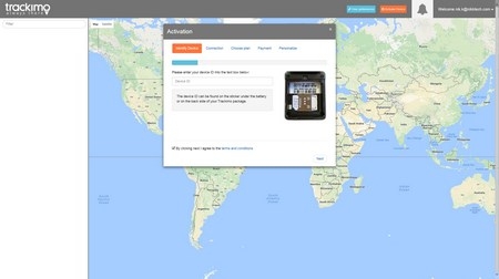 Trackimo Activation