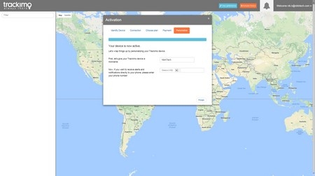 Trackimo Registration Process