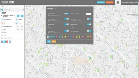 Trackimo Map Overlay