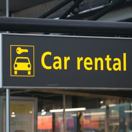 Car Rental Sign