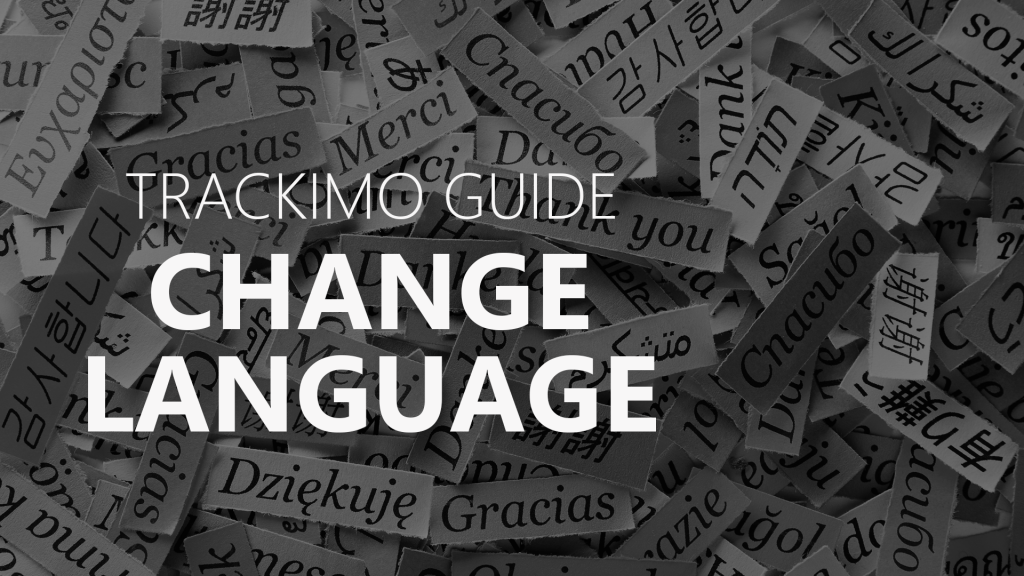 Trackimo - Change Language