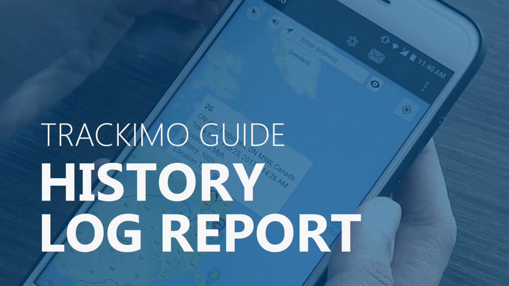 Trackimo - History Log Report