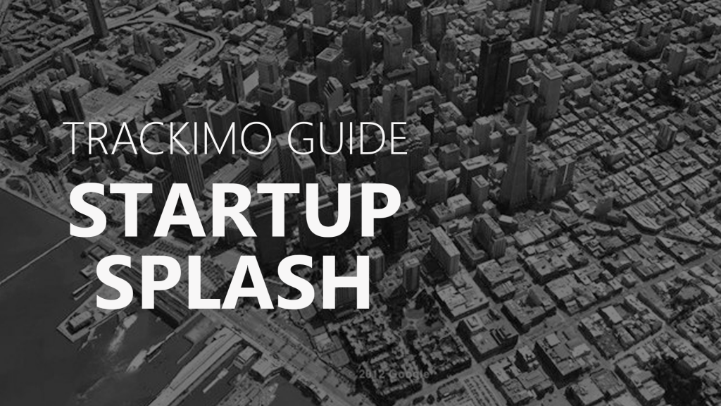 Trackimo - Startup Splash