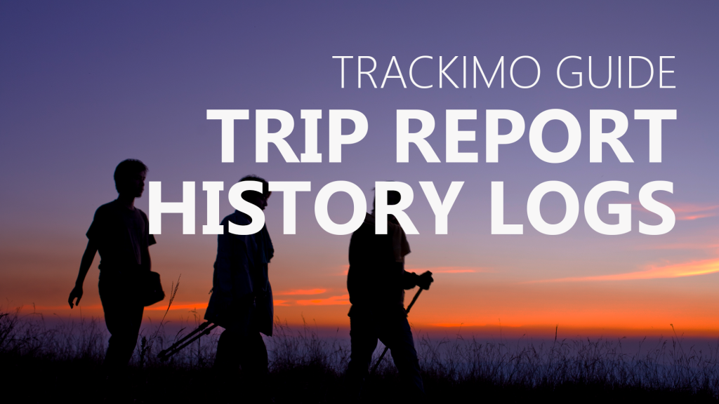 Trackimo - Trip Report History Logs